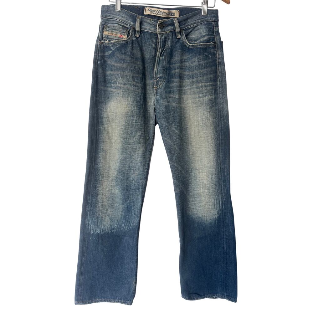Vintage Diesel Industry "Kratt" Jeans - Size 30x29 - Made in Italy Button Fly